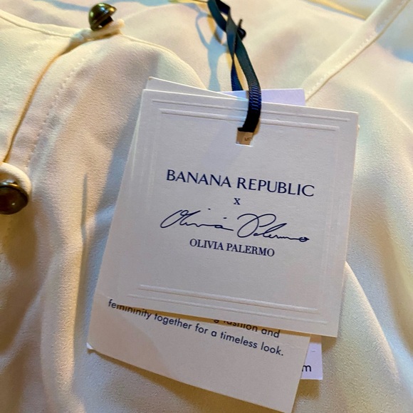 🔥Banana Republic x Olivia Palermo Poet Blouse🔥 NWT - Picture 7 of 13